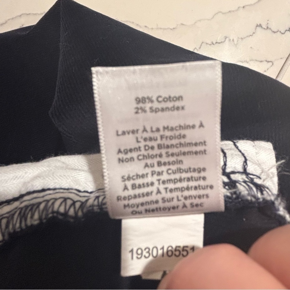 TALBOTS Sz 16 flawless high waist straight leg navy corduroy pants NEW WITH TAGS - Picture 14 of 15